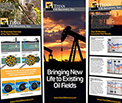 Large format presentation displays for Titan Oil Recovery.