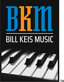 Logo design for Bill Keis Music in Glendale, California by Design Strategies, Inc.