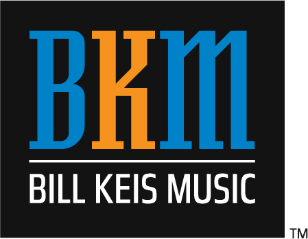 Logo design for Bill Keis Music in Glendale, California by Design Strategies, Inc.