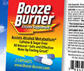 Packaging design for Booze Burner Enzyme Supplements.