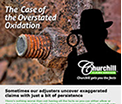 Email marketing campaign for Churchill Claims Services.