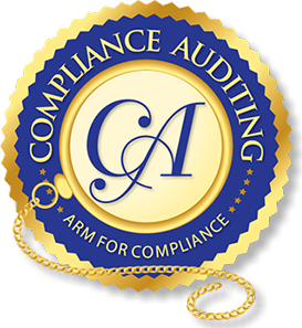 New branding for Compliance Auditing, a financial services company in Florida.