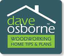 Logo design for DaveOsborne.com, woodworking, home tips and plans, based in British Columbia, Canada.