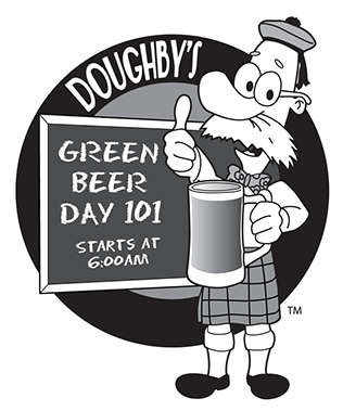 Character illustrations created for Doughby's Restaurant in Oxford, Ohio