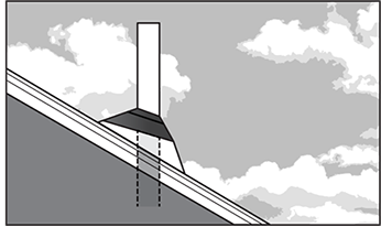 Illustration of roofing product for IPS Corporation. Line drawings with shading.