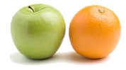 The difference between us and other marketing companies: apples and oranges.