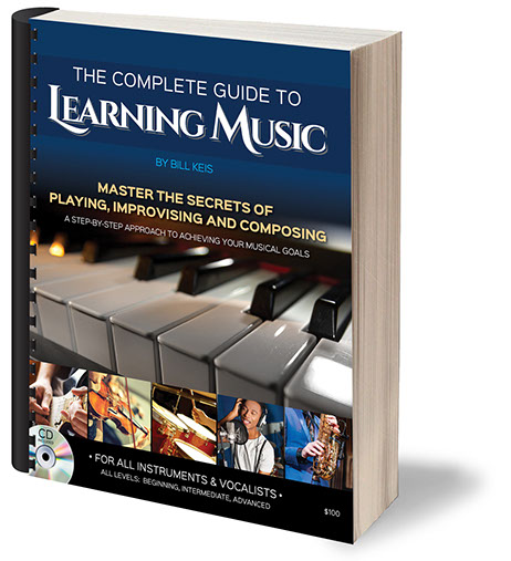 Book cover design for Bill Keis "The Complete Guide to Learning Music".