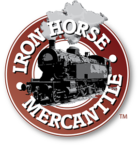 Logo designed for Iron Horse Mercantile of Florida by Len Williams.