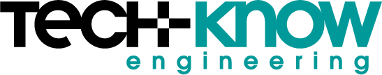Logo design for Tech-Know Engineering in California.