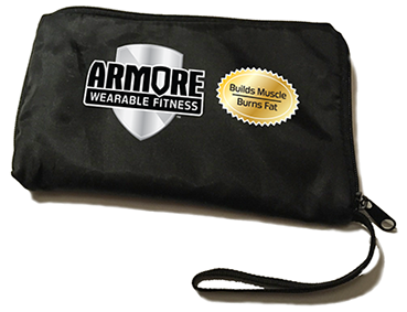 Logo and packaging design for Armore Wearable Fitness.