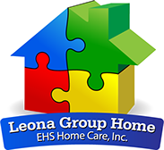 Leona Group Home logo designed by Design Strategies, Inc.