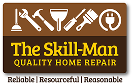 The Skill-Man logo design we created for Rob Skillman. Yes, that's his real name.